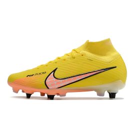 2023 Nike Mercurial Superfly Elite 9 SG Yellow Strike Sunset Glow Barely Grape