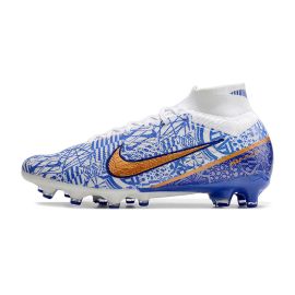 2023 Nike Zoom Mercurial Superfly Elite IX CR7 AG-Pro White Metallic Copper Concord