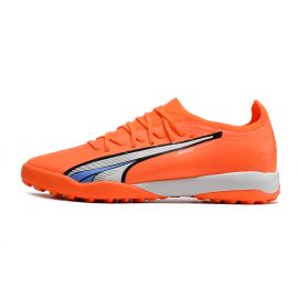 2023 Puma Mens Ultra Ultimate TF Ultra Orange White Blue Glimmer