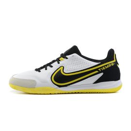 Nike Tiempo Legend IX Elite IC White Dark Smoke Grey Black Yellow Strike