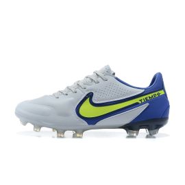 Nike Tiempo Legend 9 FG Recharge Pack grey fog volt sapphire