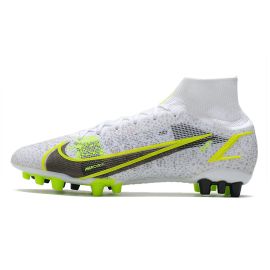 Nike Mercurial Superfly 8 Elite AG-PRO 'SILVER SAFARI PACK' White Black Metallic Silver Volt