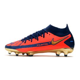 Nike Phantom GT Elite DF FG Soccer Shoes Red Silver Black