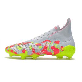 2021 Adidas Predator Freak FG 'Numbersup' Clear Grey White Solar Yellow