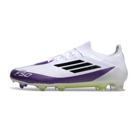adidas F50 Elite Laces FG Messi Triunfo Estelar - White/Core Black/Unity Purple