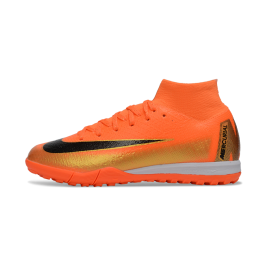 Nike Air Zoom Mercurial Superfly 10 Elite TF 'Deja Vu' - Total Orange Metallic Vivid Gold
