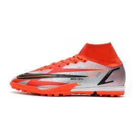 Nike Mercurial Superfly 8 Elite TF Soccer Cleats - Chile Red_Black_White_Total Orange