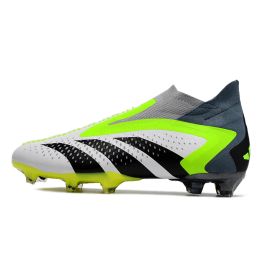 2023 adidas Predator Accuracy + FG - White/Black/Lucid Lemon