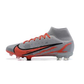 Nike Mercurial Superfly 8 Elite FG Grey Orange Black