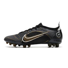 Nike Mercurial Vapor 14 Elite AG-Pro Soccer Cleats - Black_Metallic Gold_Metallic Silver