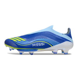 adidas F50 Elite Laceless FG Royal Blue Solar Yellow Semi Blue Burst