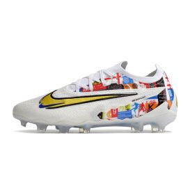 2023 Nike Phantom GX Elite FG - White/Gold/Blue/Multicolor