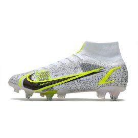 2021 Nike Mercurial Superfly 8 Elite SG-PRO - White_Black Metallic_Silver Volt