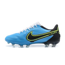 Nike Tiempo Legend 9 Elite FG-BlueBlackHi-Vis Yellow