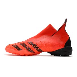 Adidas Predator Freak 'Meteorite' TF Soccer Cleats Red Black Solar Red