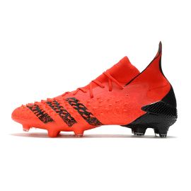 Adidas Predator Freak.1 'Meteorite'FG Soccer Cleats Red Black Solar Red
