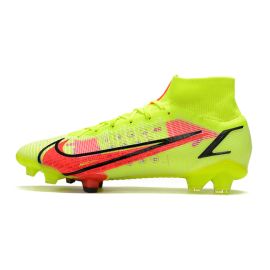 Nike Mercurial Superfly 8 'Montivation Pack' FG Soccer Cleats Volt Bright Crimson Black