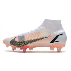 Nike Mercurial Superfly 8 'Montivation Pack' SG-PRO Soccer Cleats Volt Bright Crimson Black