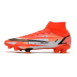 Nike Mercurial Superfly 8 Elite CR7 FG Soccer Cleats Chile Red/Black/Ghost/Total Orange