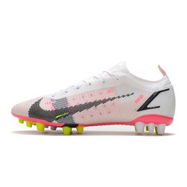 Nike Mercurial Vapor 14 Elite AG-PRO Soccer Cleats White Black Bright Crimson Pink Blast