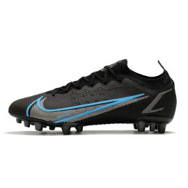 Nike Mercurial Vapor 14 Elite AG-PRO Soccer Cleats Black Iron Grey University Blue