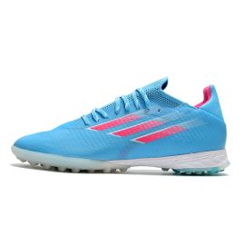 Adidas X Speedflow.1 TF - Sky Rush Shock Pink Footwear White Soccer Cleats