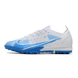 Nike Mercurial Vapor 14 Elite TF Soccer Cleats White Blue