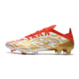 adidas X Speedflow MS.1 FG - White:Gold Metallic:Scarlet