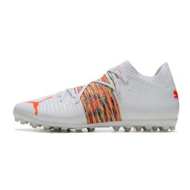 Puma Future Z 1.1 MG Soccer Cleats White Red Blast