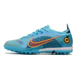 Nike Mercurial Vapor 14 Elite TF Soccer Cleats - Chlorine Blue Laser Orange Marina