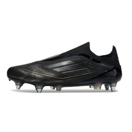 adidas F50 Elite Laceless SG Core Black Iron Met Gold Met