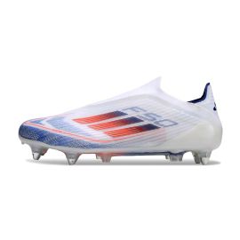 adidas F50 Elite Laceless SG Ftwr White Solar Red Lucid Blue