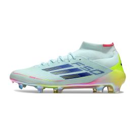 adidas F50 Elite Mid FG Almost Blue Semi Lucid Blue Semi Solar Yellow