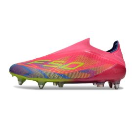 adidas F50 Elite SG 2025 Lucid Pink Lucid Lemon Blue Fusion