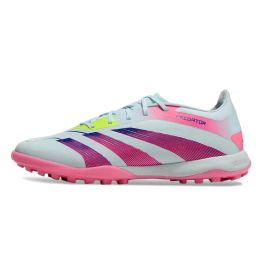 adidas Predator 24 Elite Lowcut Turf Almost Blue Lucid Pink Semi Solar Yellow