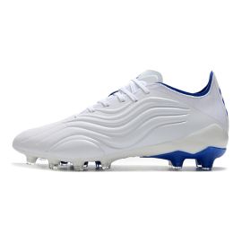 Adidas Copa Sense.1 AG Soccer Cleats White Hi-Res Blue Legend Ink