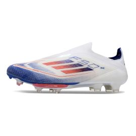 adidas F50+ Elite Laceless FG Lucid Blue Footwear White Solar Red