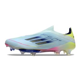 adidas F50+ Elite Laceless FG Stellar Icon Almost Blue Semi Lucid Blue Semi Solar Yellow