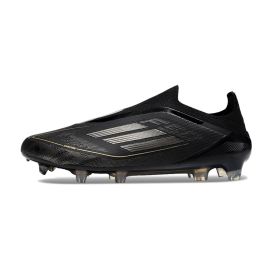 adidas F50 Elite Laceless FG Dark Spark Core Black Iron Metal Gold Metallic