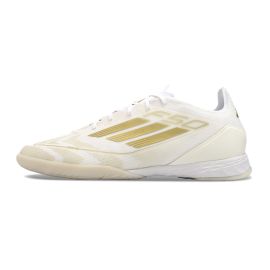 adidas F50 Pro IN Indoor Footwear White Gold Metallic