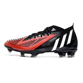 Adidas Predator Edge.1 FG Firm Ground Cleats White Black Red