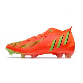 Adidas Predator Edge.1 FG Firm Ground Soccer Cleat Red Green Black
