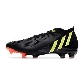 Adidas Predator Edge.1 FG Soccer Cleats Black Team Solar Green Solar Red