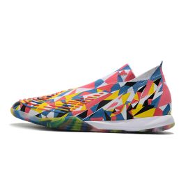 Adidas Predator Edge.1 IC Soccer Shoes Bright BlueTeam YellowSolar Red