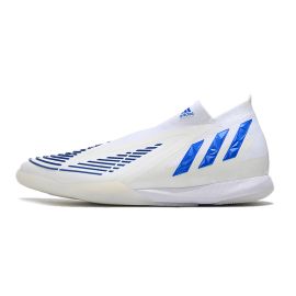 Adidas Predator Edge.1 IC Soccer Shoes White Hi-Res Blue