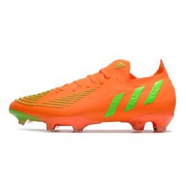 Adidas Predator Edge.1 Low FG Soccer Cleats Orange Green