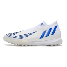 Adidas Predator Edge.1 TF Soccer Cleats White Hi-Res Blue