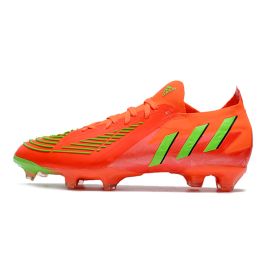Adidas Predator Edge .1 Low Cut FG Firm Ground Soccer Cleat Red Green Black