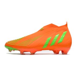 Adidas Predator Edge + FG Soccer Cleats Orange Green