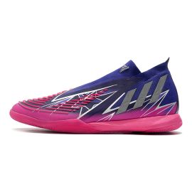 Adidas Predator Edge+ IC Champions Code Team College Purple Silver Metallic Shock Pink